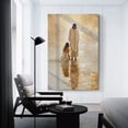 thumbnail image 3 of Woman Healed Wall Art, Edge of Jesus' Clothes, Bible Story Art, Jesus Canvas Painting Poster Picture Print Wall Art Poster Painting Canvas Posters Artworks Gift Room Aesthetic 12x18inch(30x45cm), 3 of 6