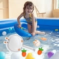 thumbnail image 5 of Bunny Net Bath Toy Set For Kids Water Activated Light Up Carrot And Animals Toys Develops Hand Eye Coordination, 5 of 6