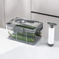 thumbnail image 2 of 2-Piece Vacuum Food Saver Set, BPA-Free Storage Jars with Hand Pump for Refrigerator or Pantry, 2 of 9