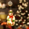 thumbnail image 1 of Luz de ventana de Navidad Fernando Muñeco de nieve iluminado con cuentas LED, 1 of 8