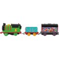 thumbnail image 3 of Thomas & Friends Graffiti Percy Motorized Toy Train Engine with Cargo Cars for Preschool Kids, 3 of 6