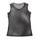 thumbnail image 3 of Top musculoso sin mangas ajustado de rejilla de malla para hombre XBTCLXEBCO Negro, Mediana, 3 of 6