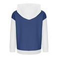 thumbnail image 5 of fatyb Hoodies for Boys Girls with Pockets Long Sleeve Casual Pullover Color Block Kids Hooded Sweatshirts, 5 of 7
