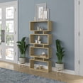 thumbnail image 3 of Ada Home Decor Harmon 4 Tier Bookcase, Oak, 3 of 7
