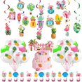 thumbnail image 4 of Flamenco Tropical Globos Tema Fiesta Decoración Gilr, 4 of 4
