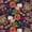 Style five, variant on Wallpaper Peel and Stick Floral Wall Paper Removable Waterproof Navy/Pink/Orange Contact Paper for Bedroom, Bathroom,Bathroom, Home Wall 17.3" x 118"