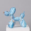 thumbnail image 3 of Escultura de perro con globo, resina portátil creativa, estatua de Animal de decorativa moderna colorida para decoración de , decoración Azul Sunnimix Escultura Globo, 3 of 6