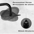thumbnail image 2 of REGADERA REDONDA CUERPO Y BOLA DE ACERO INOXIDABLE NEGRO MATE 8, 2 of 3