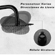 thumbnail image 2 of REGADERA REDONDA CUERPO Y BOLA DE ACERO INOXIDABLE NEGRO MATE 8, 2 of 3