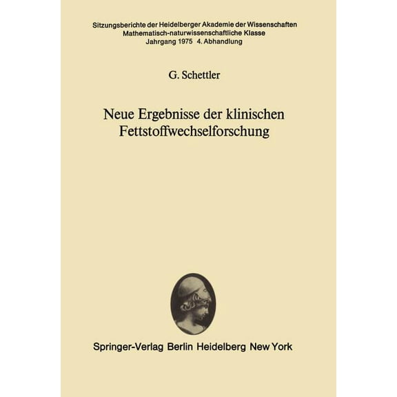 Neue Ergebnisse Der Klinischen Fettstoffwechselforschung, (Paperback)