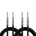 thumbnail image 1 of Sound Town 2-Pack 25 Feet 1/4" (6.35mm) TRS Male to 1/4" TRS Male Balanced Stereo Patch Cables, 12-Gauge, 1 of 2