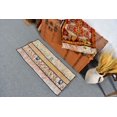 thumbnail image 4 of Vintage Rug, 1.5x3.1 ft Small Rug, Patchwork Rug, Turkish Rug, Oushak Rug, Rugs For Bedroom, Beige Oushak Rugs, Small Kitchen Rug, 13034, 4 of 10