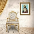 thumbnail image 3 of Anonymous 11x14 Gold Ornate Wood Framed with Double Matting Museum Art Print Titled - HL. HERZ JESU, 3 of 4