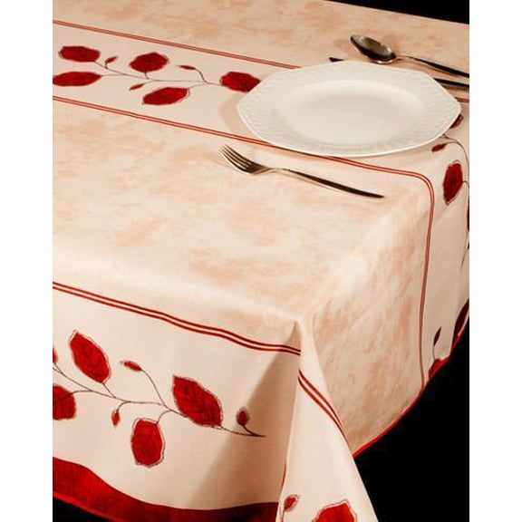 Printemps 100% Polyester, Stain Resistant Tablecloth 78 x 59 inch