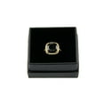 thumbnail image 5 of Cushion Cut Genuine Black Onyx Simulated Diamond Halo Ring Size 10, 5 of 6