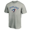 thumbnail image 2 of Men's Heather Gray Toronto Blue Jays Cooperstown Collection Wahconah T-Shirt, 2 of 3