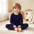 thumbnail image 6 of JFOPQVSM Kids Underwear Set Long Sleeve Thermal Underwear for Toddler,Boys Girls Thermals Base Layer for Cold Weather Unisex (1-7Y), 6 of 7