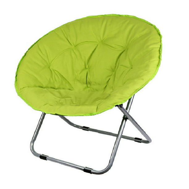 Saucer Chair Folding Camping, Round Folding Dorm Chair