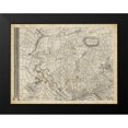 thumbnail image 2 of Unknown 18x15 Black Modern Framed Museum Art Print Titled - Map of London Grid V, 2 of 5