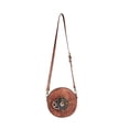 thumbnail image 3 of Bolso Bandolera Portátil de cuero PU Yinane Con Reloj Redondo Para Oficina, 3 of 8