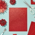 thumbnail image 4 of Bright Creations 24 Sheets Red Glitter Cardstock Paper 8.5 x 11 for Scrapbooking, DIY Projects, Arts and Crafts (280gsm) - Red Shimmer Cardstock - Glitter Paper, 4 of 10