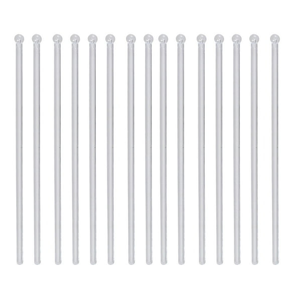 OFFIGAM 200pcs Swizzle Sticks for Cocktails, Tea Party, Coffee, Drink Stirring Rods, Reusable Plastic Stirrers