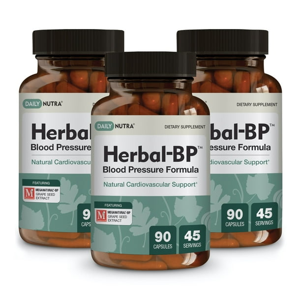 HerbalBP Natural Blood Pressure Supplement by DailyNutra Supports