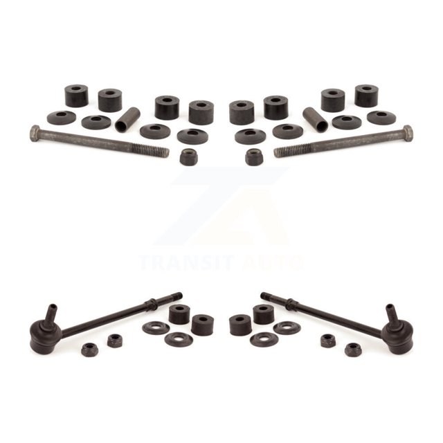 TOR Front Rear Suspension Stabilizer Bar Link Kit for Car 1987-1995 Nissan Pathfinder - Left Right Side (Driver Passenger) KTR-102138