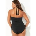 thumbnail image 2 of Swimsuits for All Women's Plunge Tankini Top, 2 of 6