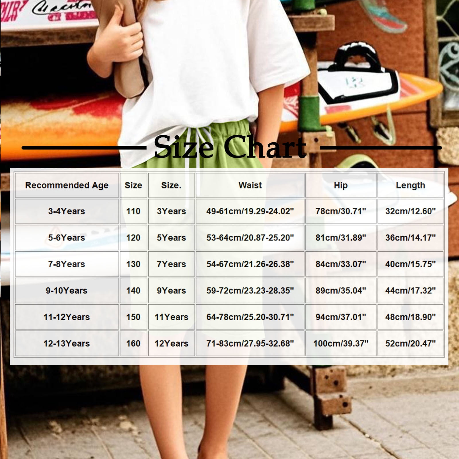 Short Long Pour Fille - Bermuda Genou Avec Poches, Taille Élastique, Pour Yoga, Marche, Jeux (Coton) - 10