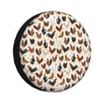 thumbnail image 1 of Fotbe Funny Chicken Funda de Llanta de Repuesto con Estampado, Engrosada, Ajuste Universal para Jeep, Remolque, RV, SUV, Camión-16 inch, 1 of 6