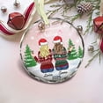 thumbnail image 6 of Personalized Best Friend Glass Ornament 2025 - Christmas Tree Decoration for Bestie - Friendship Gift for Female Friends, BFF, Soul Sister - Life is Better with Sister Ornaments, 6 of 6