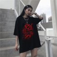 thumbnail image 3 of Blusa Playera Camiseta Estampada Casual De Manga Corta Suelta Para Mujer / salida casual / talla S-3XLpangjing, 3 of 4