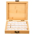 thumbnail image 4 of Wood Mixing Plate Watercolor Pigment Box Art Painting Color Mixing Case Portable Color Holder, 4 of 9