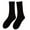 Black, variant on Women's Solid Color Stacked Socks – Loose Tube Cotton Socks, Fashion Casual Lady's Daily Wear,Dark Gray,A,Dailypoc,socks for women