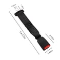 thumbnail image 2 of Hunlyman Universal Car Safety Seat Belt Extender, Car Buckle Extension Comfortable and Easy To Use, 2 of 7