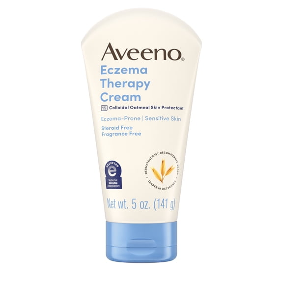Aveeno Eczema Therapy Daily Soothing Body Cream, Steroid-Free, 5 oz