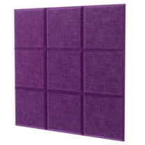 LEORX Decorative Bulletin Boards for Home Purple Square Grid 1Pack for Chic Decor