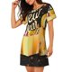 thumbnail image 2 of Easygdp Happy New Year 2025 Camisón de manga corta para mujer, informal, estampado, 2 of 6