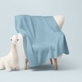 thumbnail image 4 of Mainstays 1.5 Yards 100% Polyester Brushed Fleece Solid, Light Blue, 60" Wide for Crafts, 4 of 5