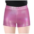 thumbnail image 2 of Girls Volleyball Shorts Black Girls Bike Shorts-8" Spandex Soft High Waisted Athletic Dance Gymnastics Volleyball Biker Shorts for Girls 6-14Years, 2 of 8