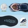 thumbnail image 4 of AOV Womens Walking Shoes for Plantar Fasciitis, Arch Support Athletic Tennis Sneakers Orthotic Comfortable Shoes for Standing All Day NavyPink US 10, 4 of 6