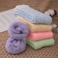 thumbnail image 4 of 1 Pair Women Fuzzy Socks Super Soft Non-Slip Washable Non-Fading Cold Protection Winter Warm Cozy Slipper Socks, 4 of 10