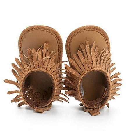 

Newborn Baby Girls Shoes Tassel Sequin Sandal InfantSoft Sole Toddler Shoes Tassels Non-slip Summer Sandals