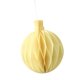 thumbnail image 1 of Adorno de bola de panal de Navidad, decoración colgante de papel decorativa Amarillo, 1 of 9
