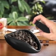 thumbnail image 1 of Coffee Bean Dosing Cup Ceramics Tea Dosing Tray for Coffee Shops Family Hotel 2 Pieces Set, 1 of 8