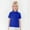 Blue, variant on Boys Polo Shirts, Short Sleeve Pullover 2 Pieces Breathable Collar Shirts Black Size 4-5 T