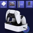 thumbnail image 2 of Cargador Compatible Para Ps5 Dualsense Controlador Inalámbrico Gamepad Base Con Cargador De Carga Dual Base De Soporte Moyic EL016286-00, 2 of 5