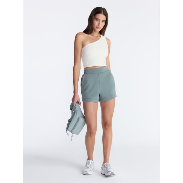 ALVA SHORT STUFF 10 X 36.25 アルバ ショートスタッフ Avia Women's ScubaKnit Shorts, 3.25'' Inseam, Sizes XS-XXXL