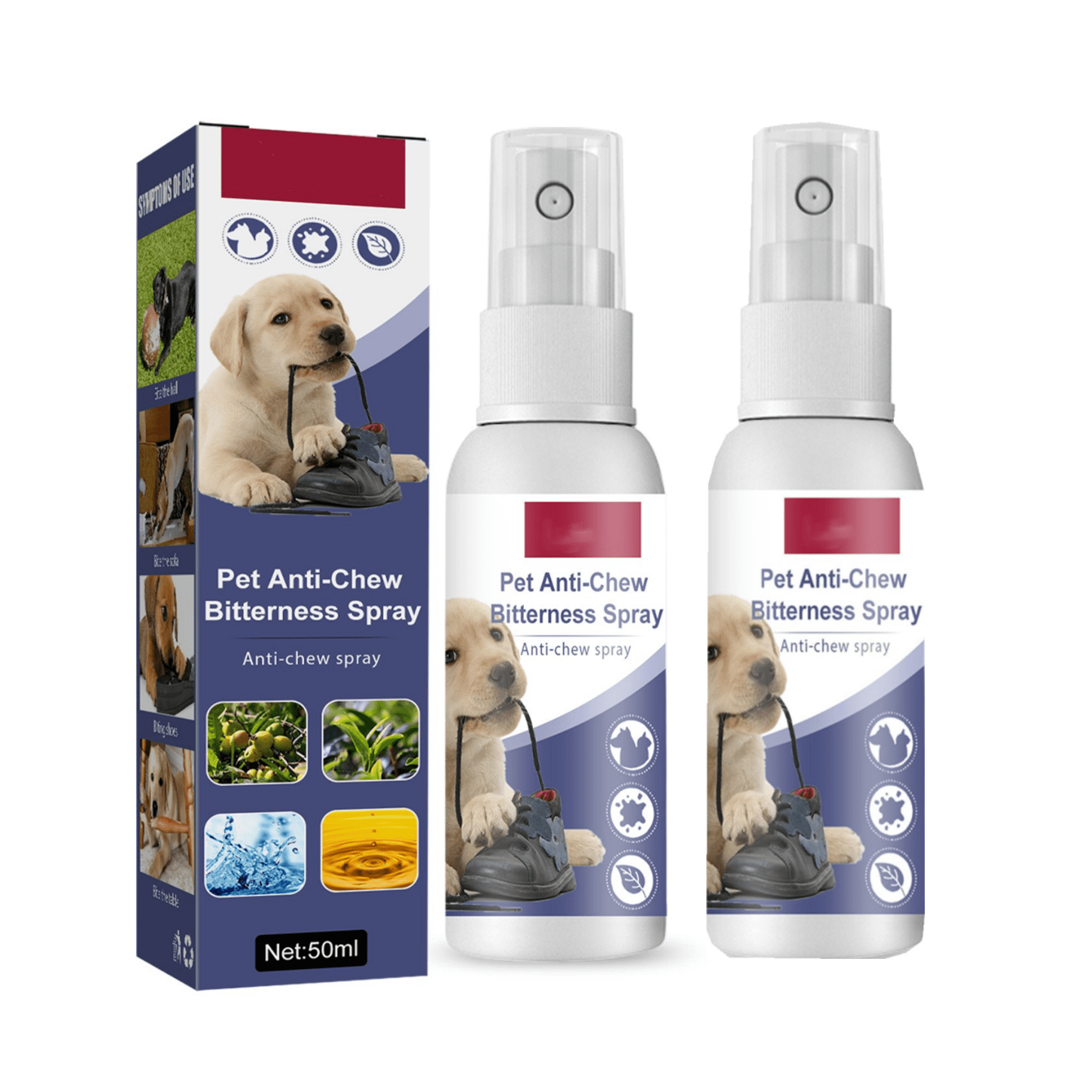 No Chew Spray for Dogs, Bitter Apple Spray for Dogs To Stop Chewing